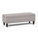 Monroe - Storage Ottoman - Cloud Gray