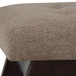 Draper - Mid Century Tufted Ottoman Bench - Fawn Brown