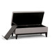 Oregon - Storage Ottoman Bench With Tray - Cloud Gray