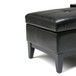 Oregon - Storage Ottoman Bench With Tray - Midnight Black