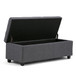 Castleford - Storage Ottoman - Slate Gray
