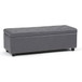 Hamilton - Storage Ottoman - Stone Gray