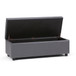 Hamilton - Storage Ottoman - Stone Gray