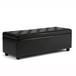 Hamilton - Storage Ottoman - Midnight Black