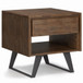 Lowry - End Table - Rustic Natural Aged Brown