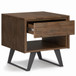 Lowry - End Table - Rustic Natural Aged Brown
