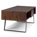Lowry - Coffee Table - Distressed Charcoal Brown