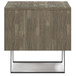 Lowry - End Table - Distressed Gray