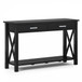Kitchener - Console Sofa Table - Black