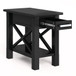 Kitchener - Narrow Side Table - Black