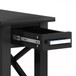 Kitchener - Narrow Side Table - Black