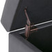 Oregon - Storage Ottoman Bench With Tray - Stone Gray