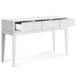 Harper - Console Sofa Table - White