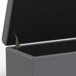 Avalon - Extra Large Storage Ottoman Bench - Stone Gray
