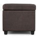 Avalon - Extra Large Storage Ottoman Bench - Distressed Brown