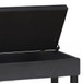 Cosmopolitan - Storage Ottoman Bench With Open Bottom - Distressed Black