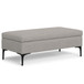 Rebecca - Large Coffee Table Storage Ottoman With Lift Up Lid - Gray