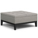 Dover - Multifunctional Lift Top Coffee Table Storage Ottoman - Gray