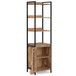 Kelsey - Narrow Bookshelf With Cabinet - Natural