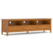 Warm Shaker - Low TV Media Stand - Light Brown