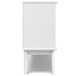Draper - Mid Century Low Bookcase - White