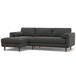 Morrison - Left Sectional Sofa - Charcoal Gray