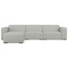 Rex - 3 Seater Sofa And Ottoman - Gray