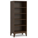 Harper - 5 Shelf Bookcase - Walnut Brown