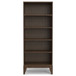 Harper - 5 Shelf Bookcase - Walnut Brown
