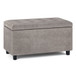 Cosmopolitan - Storage Ottoman - Distressed Gray Taupe
