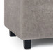 Cosmopolitan - Storage Ottoman - Distressed Gray Taupe