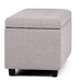 Cosmopolitan - Storage Ottoman - Cloud Gray