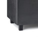 Cosmopolitan - Storage Ottoman - Distressed Black