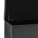 Cosmopolitan - Storage Ottoman - Distressed Black