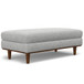Morrison - Large Rectangular Ottoman - Mist Gray
