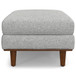 Morrison - Large Rectangular Ottoman - Mist Gray