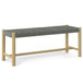 Dahlia - Outdoor Indoor Bench - Gray