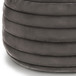 Vivienne - Round Pouf - Gray