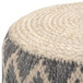 Edgeley - Round Pouf - Gray / Natural