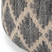 Edgeley - Round Pouf - Gray / Natural