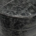 Connor - Round Pouf - Distressed Black