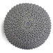 Nikki - Hand Knit Round Pouf - Gray
