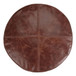 Connor - Round Pouf - Distressed Brown