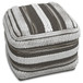 Sommer - Square Pouf - Natural / Taupe Gray