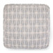 Noreen - Square Pouf - Light Blue / White