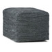Fredrik - Square Pouf - Gray