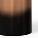 Curtis - Metal Cylinder Accent Table - Ombre Black / Copper