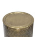 Corbin - Metal Side Table - Hammered Antique Gold