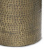 Corbin - Metal Side Table - Hammered Antique Gold