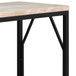 Selma - Metal And Wood Accent Table - White Wash